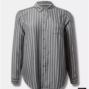 Lizzie Chambray Button Up Long Sleeve Shirt